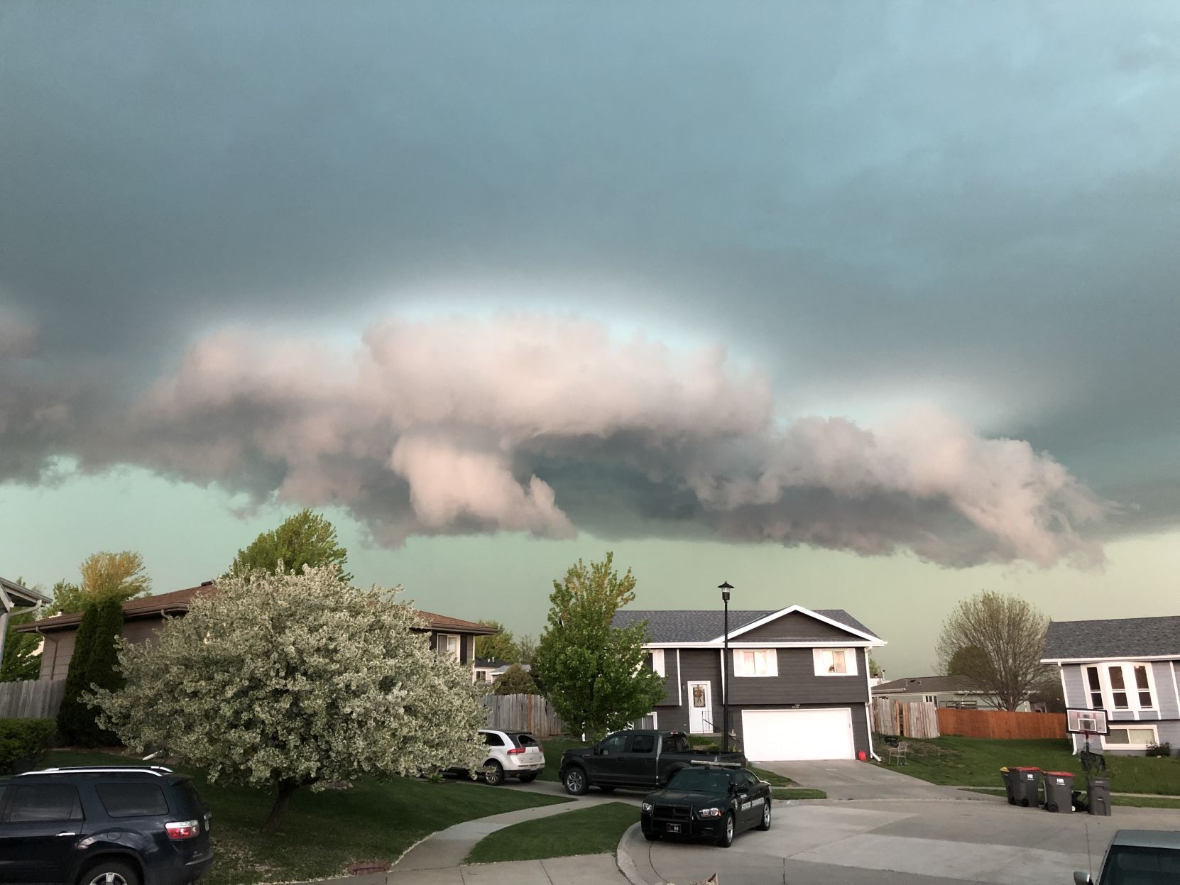 Storm clouds near Air Park